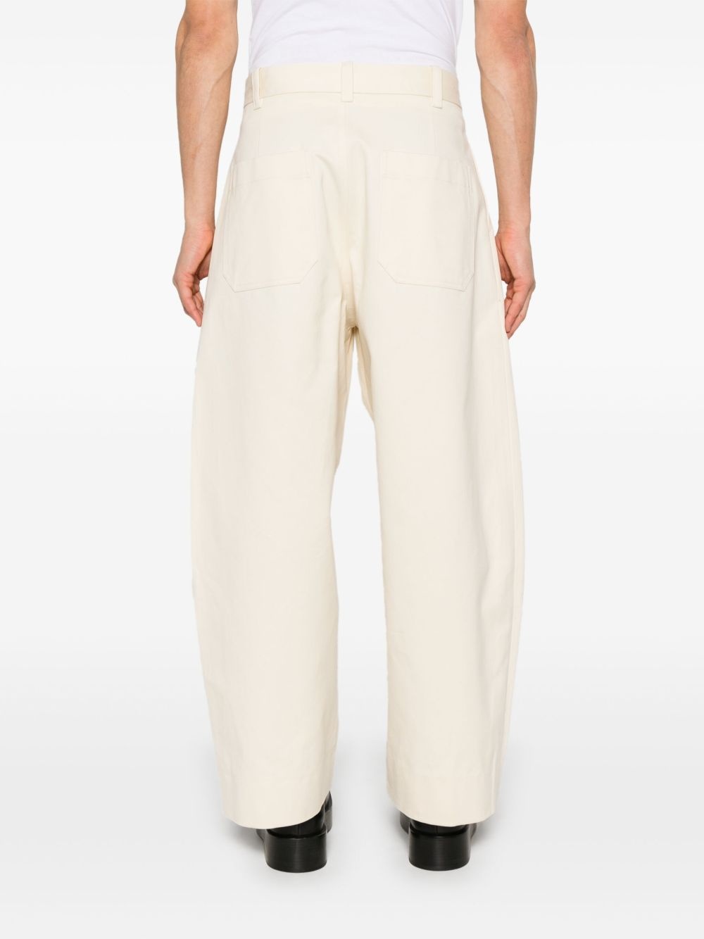 pleat-detail trousers - 4