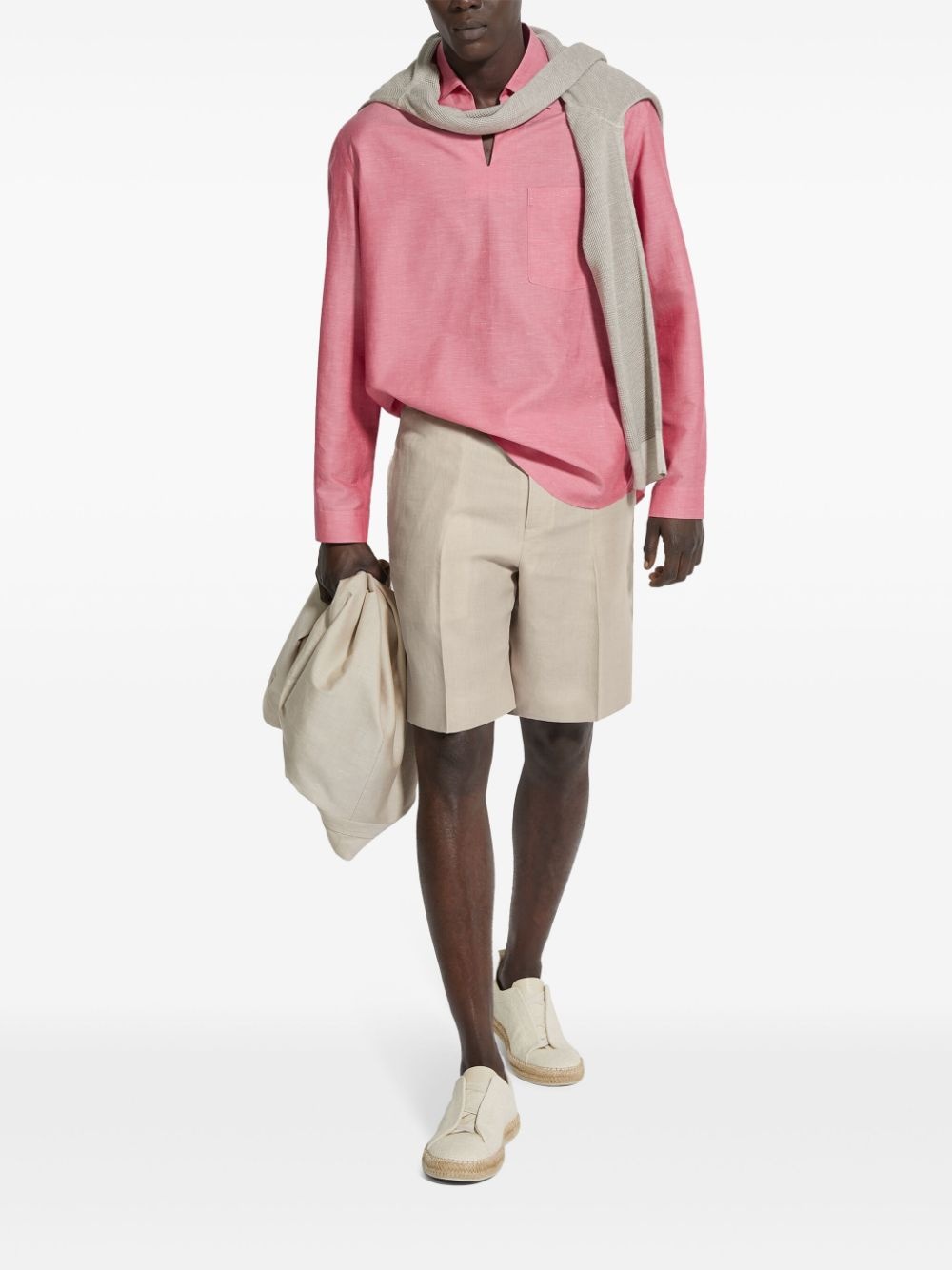 crossover polo shirt - 2