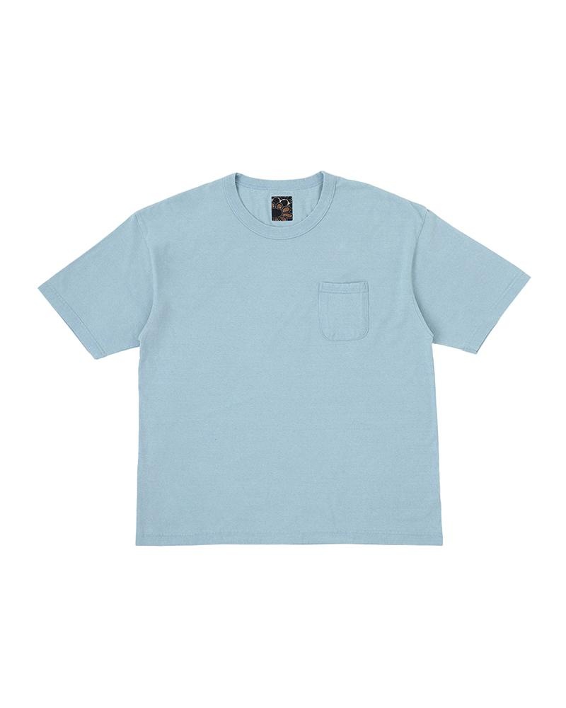 AMPLUS TEE S/S LT.INDIGO - 1