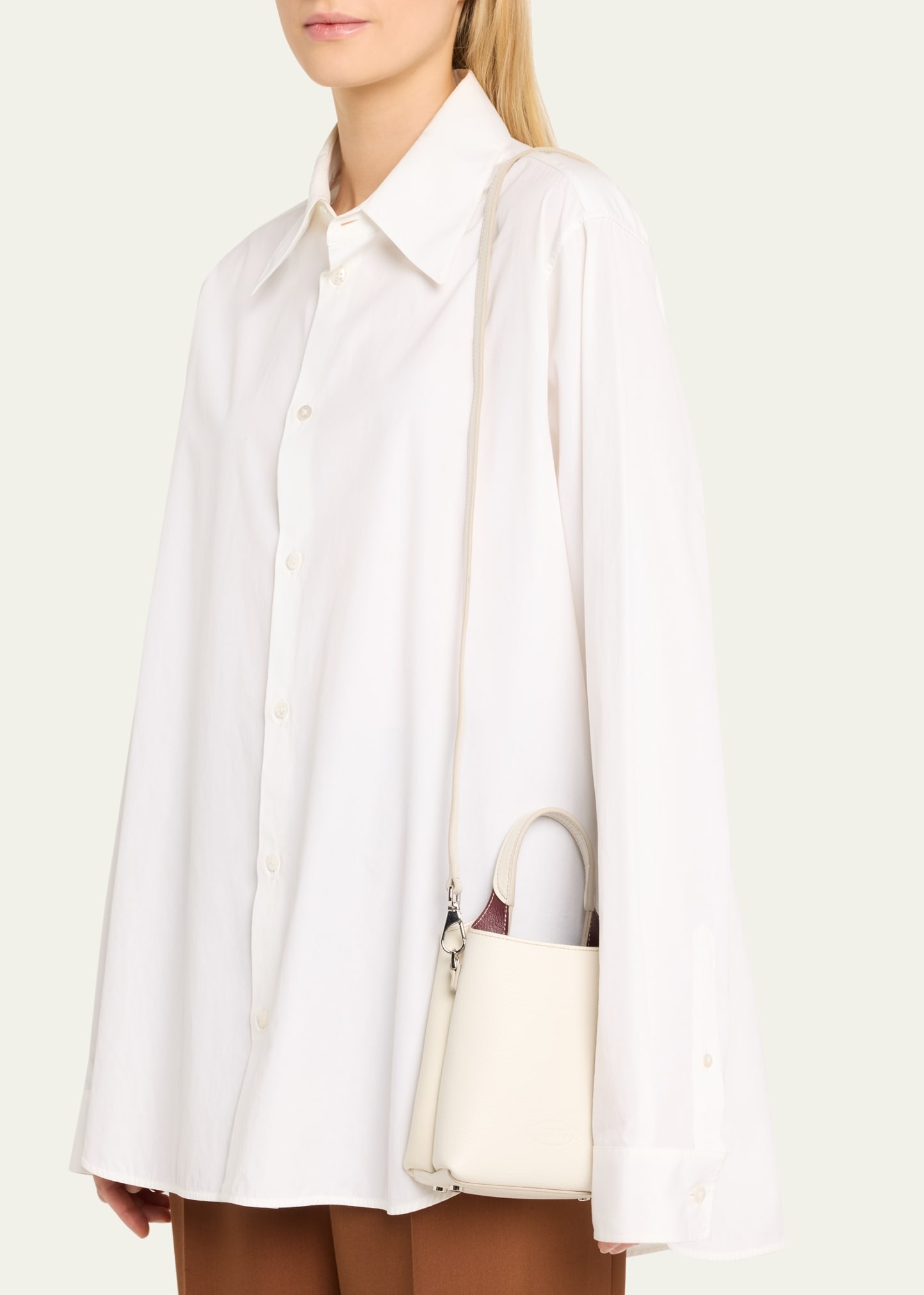 Micro Calf Leather Top-Handle Bag - 2