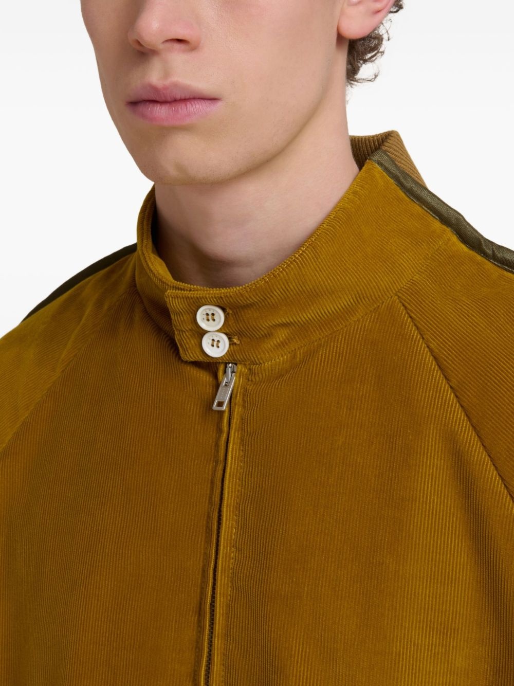 corduroy zip-up jacket - 5