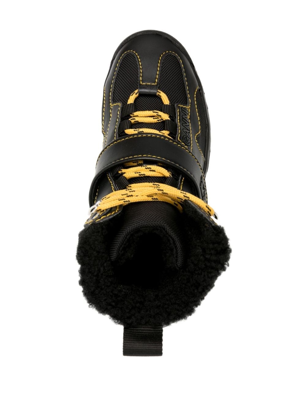【関税込み】GANNI ブラック Performance Hiking ブーツ Black Performance Hiking Boots by GANNI on Sale