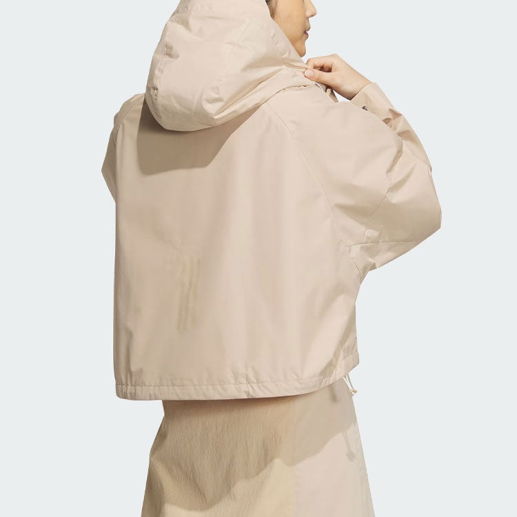 (WMNS) adidas City Escape Woven Jacket 'Beige' JE8591 - 3