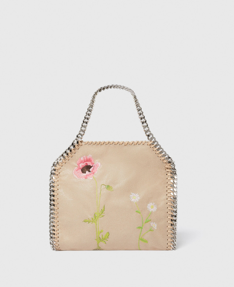 Falabella Floral Embroidered Mini Tote 3