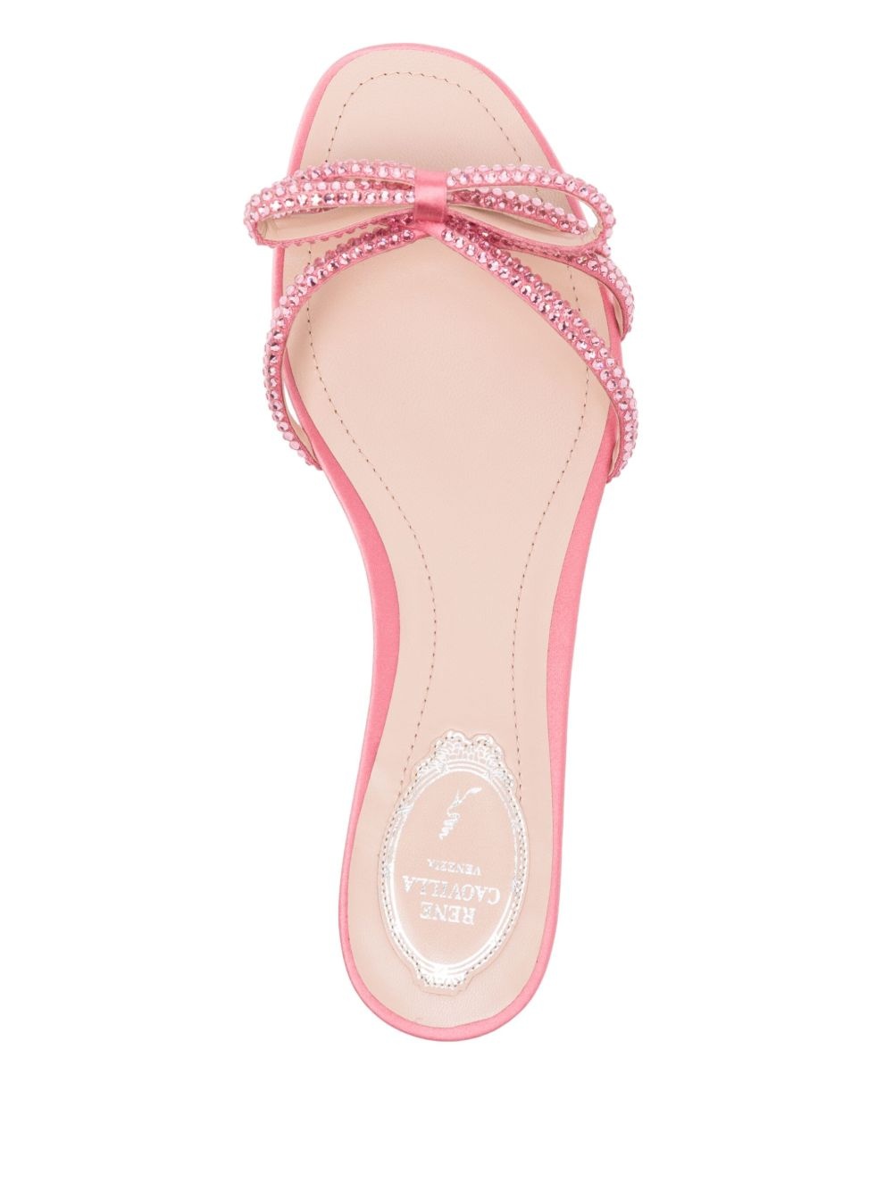 crystal embellishment sandals - 4