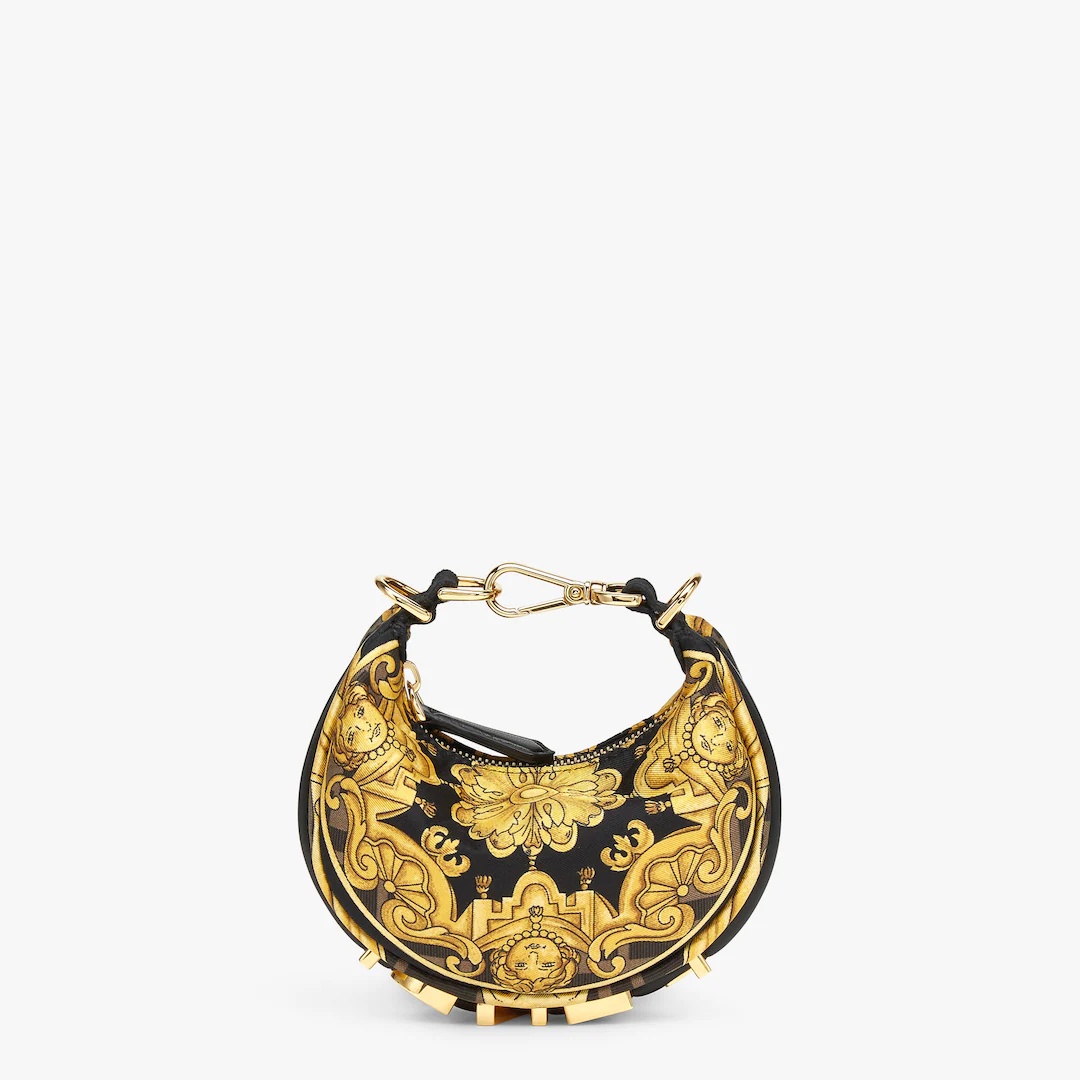Fendace Black silk  charm - 2