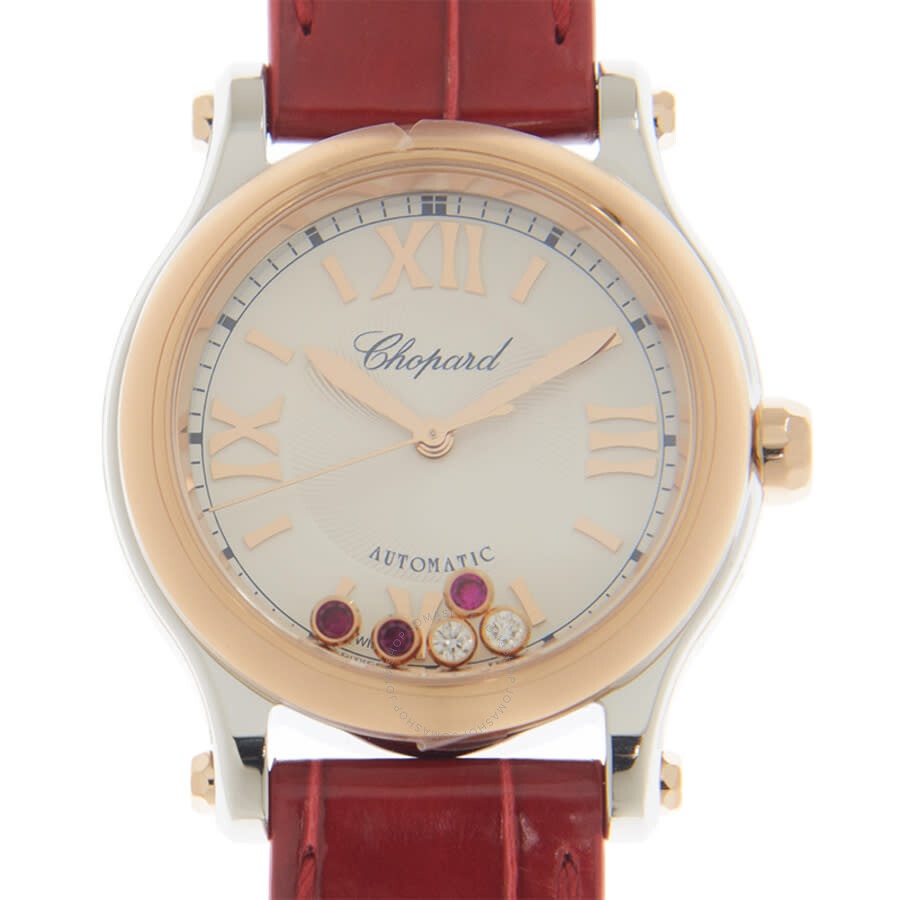 Chopard Happy Sport Automatic Silver Dial Ladies Watch 278573-6026 - 2