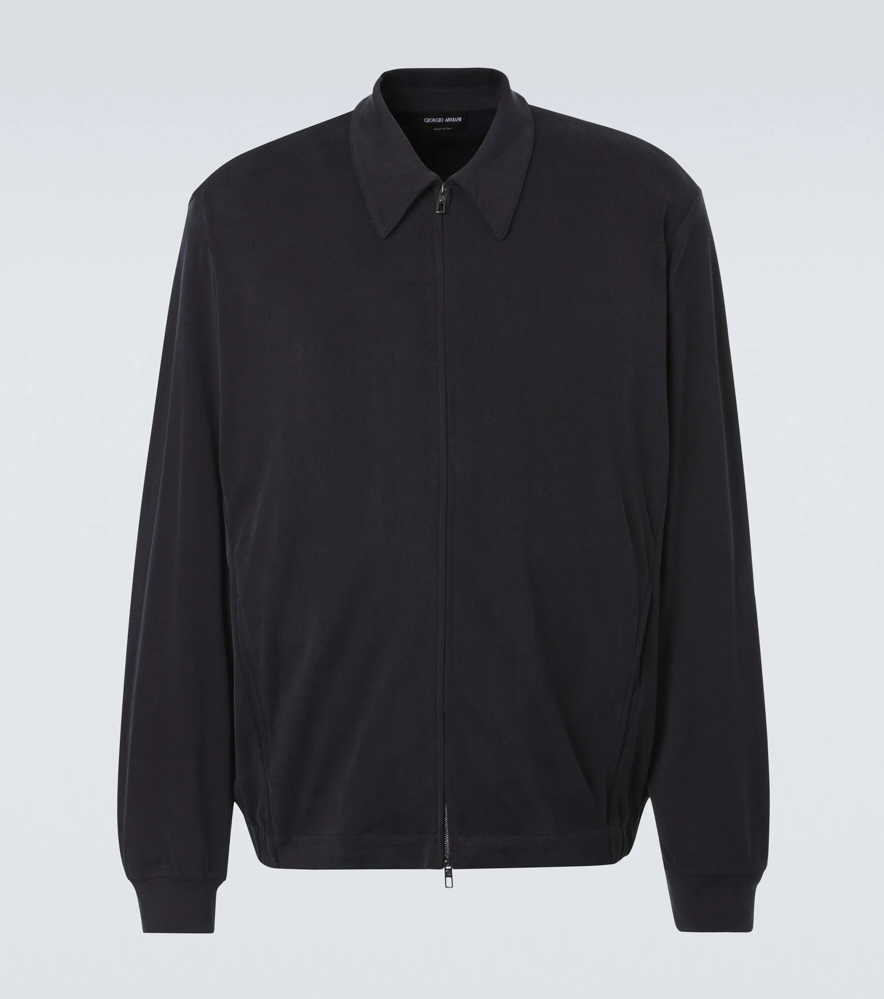 Zip-up blouson jacket - 1