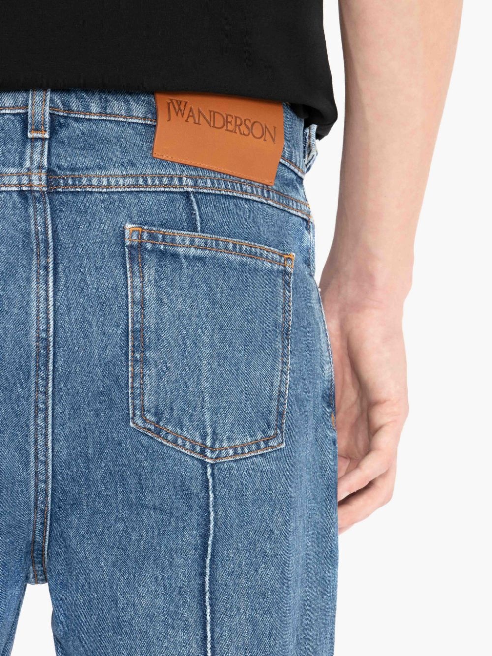 CHAIN LINK SLIM FIT DENIM JEANS - 5