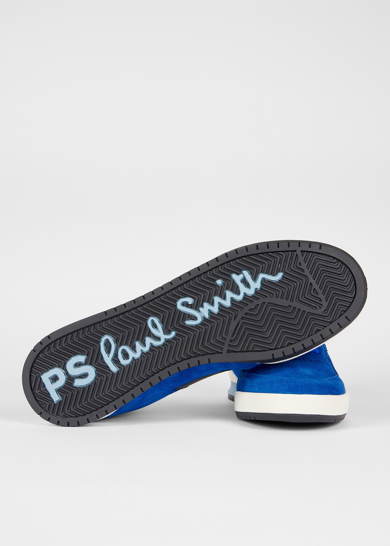 Paul Smith Cobalt Blue Suede 'Rye' Trainers outlook