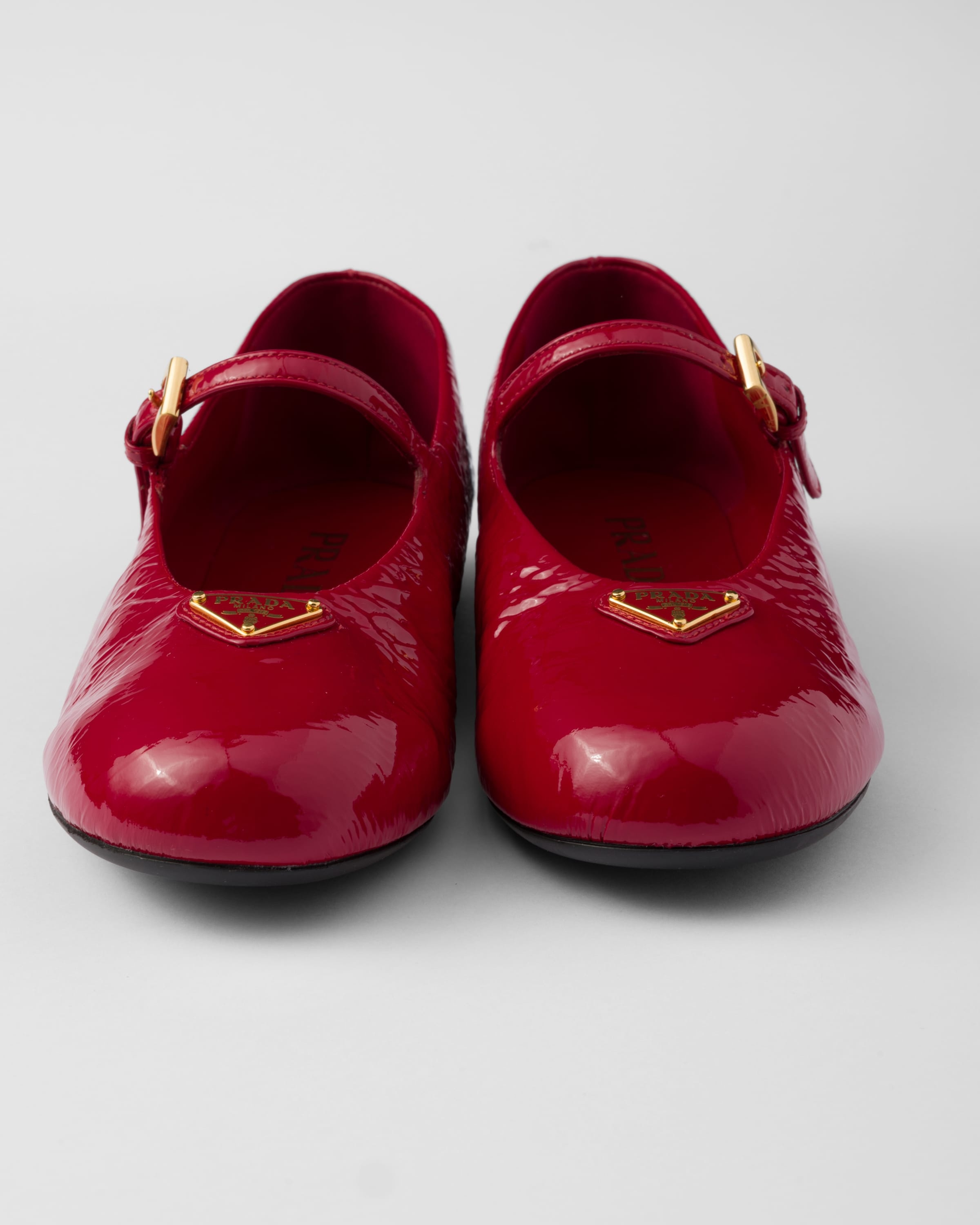 Naplak patent leather ballerinas - 5