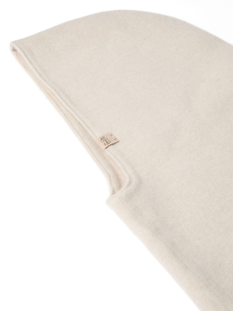 Brunello Cucinelli logo-label balaclava outlook