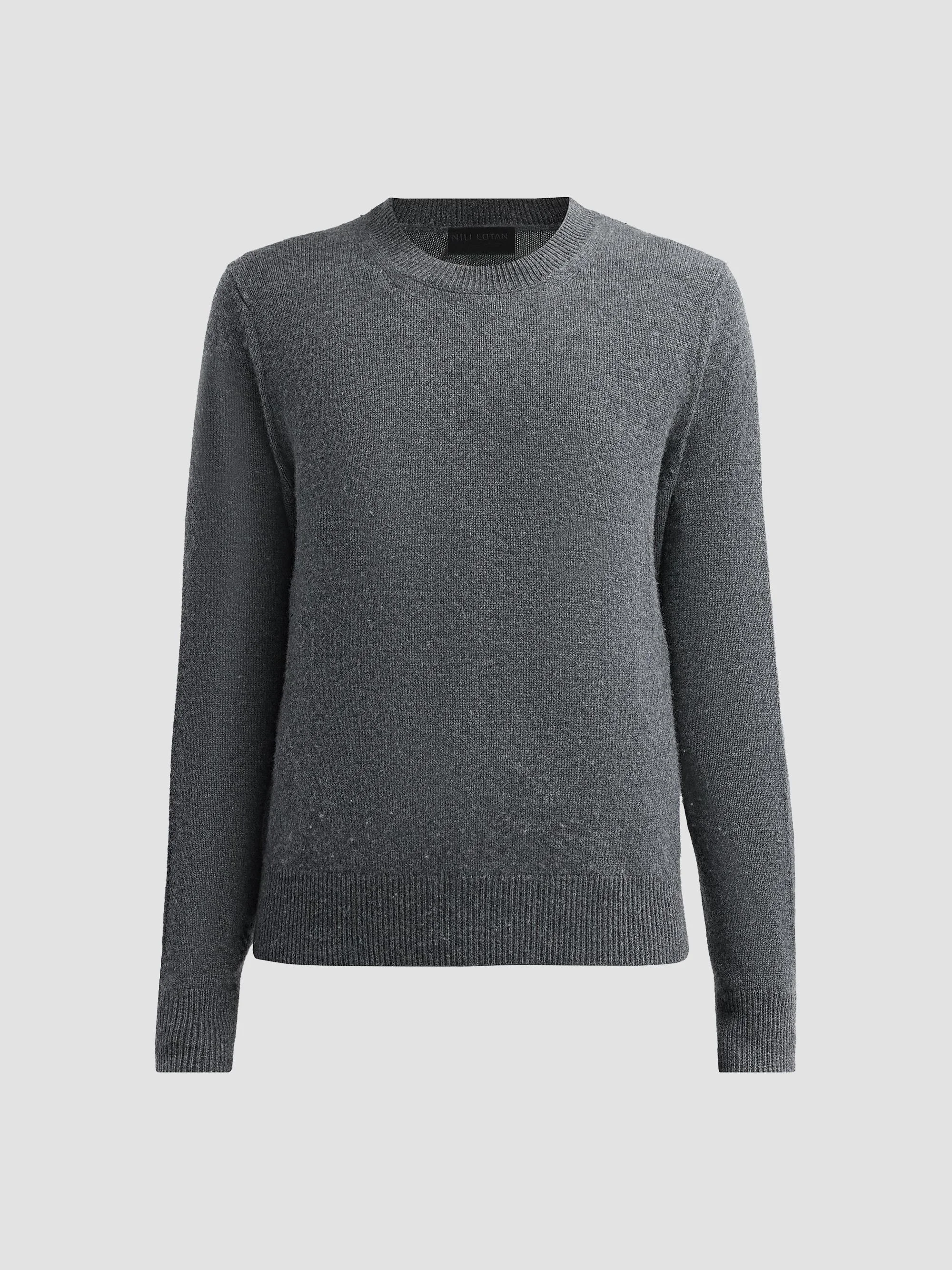 Women's Sona Cashmere Sweater - Charcoal - 1