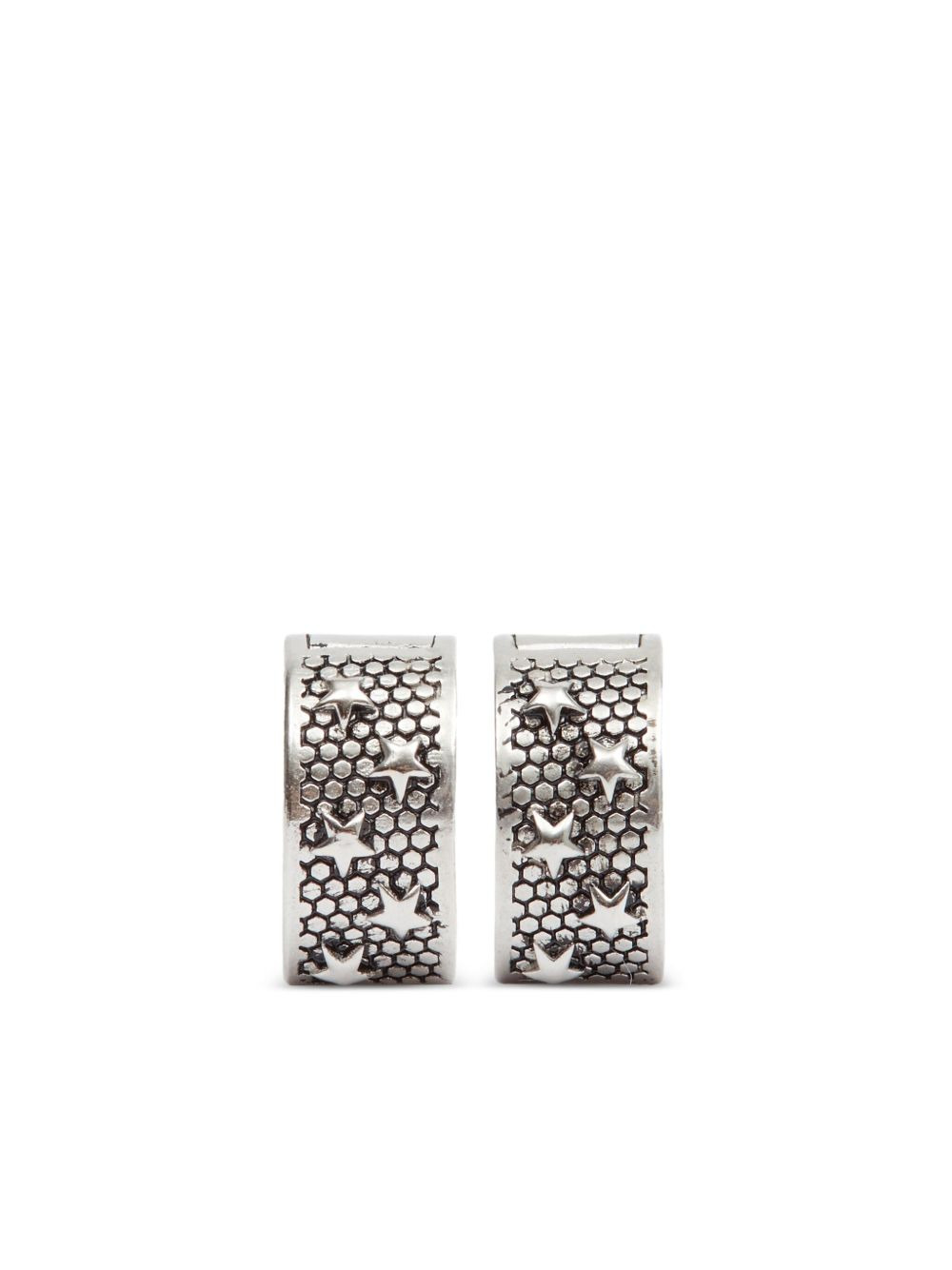 Star hoop earrings - 1