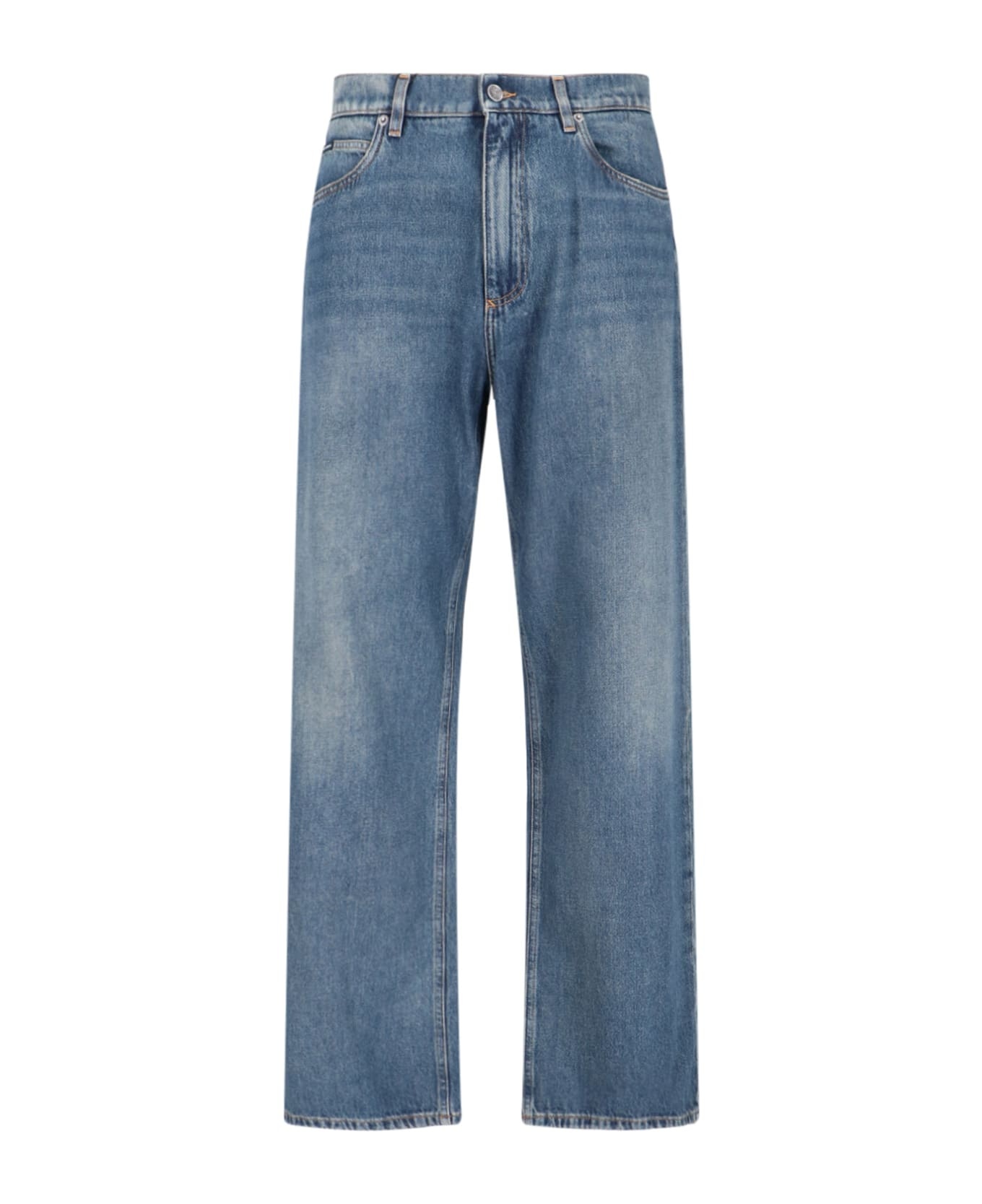 Logo Wide Jeans - 1