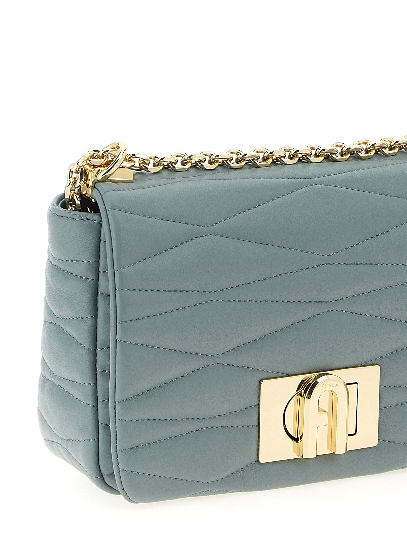 Furla 1927 S Crossbody Bags Light Blue - 3