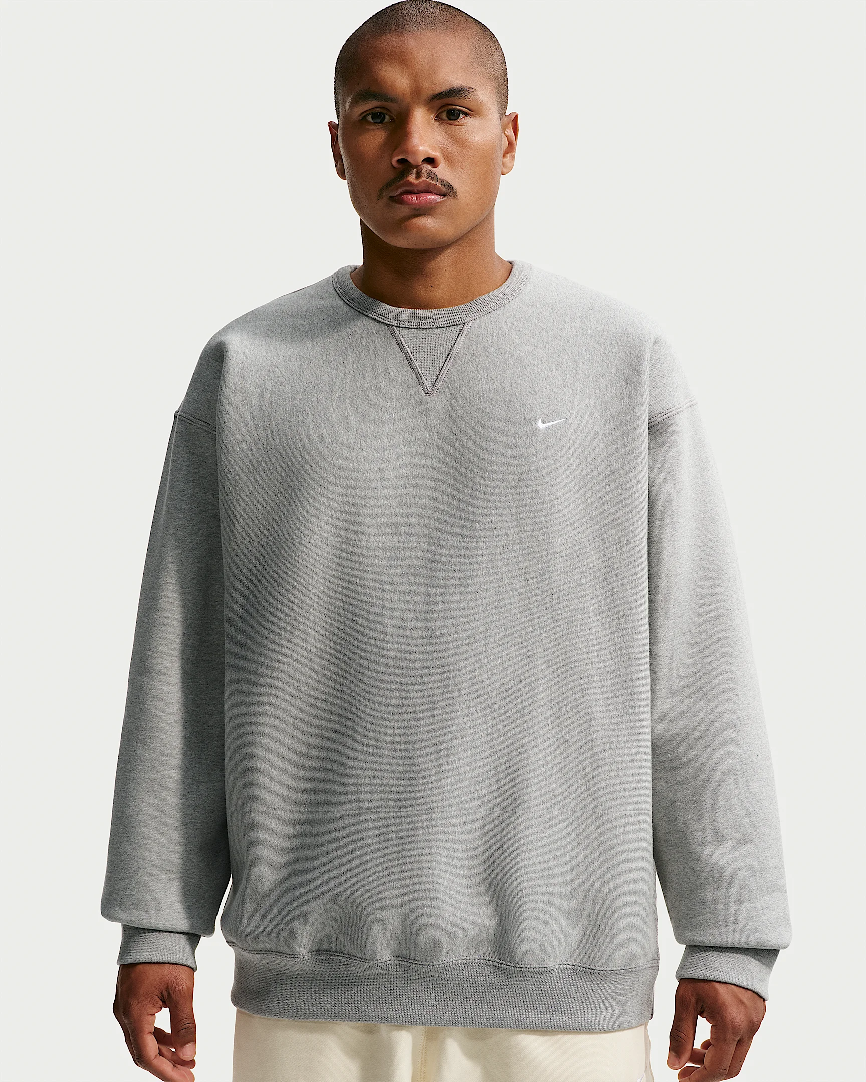 Nike Solo Swoosh Men's Fleece Crew - 1