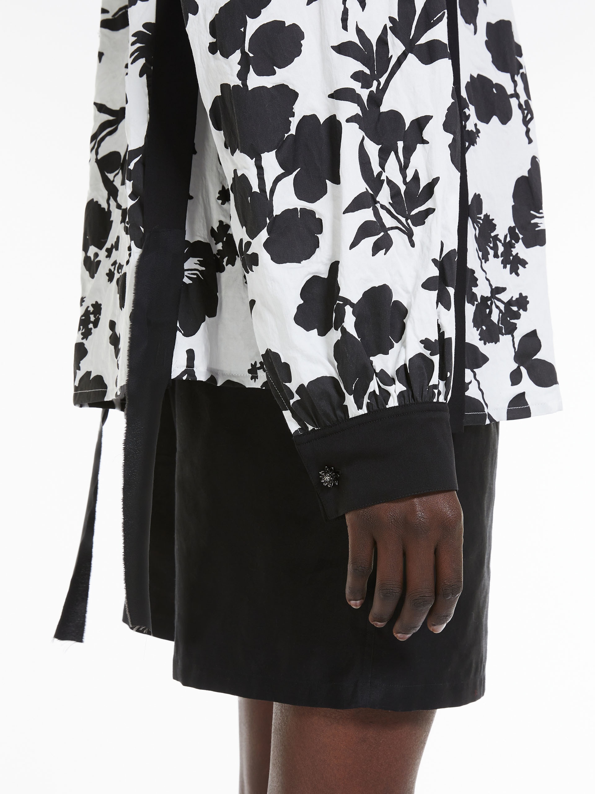 GAETANA Floral satin shirt - 5