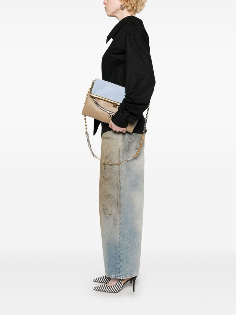 Moschino layered clutch bag outlook