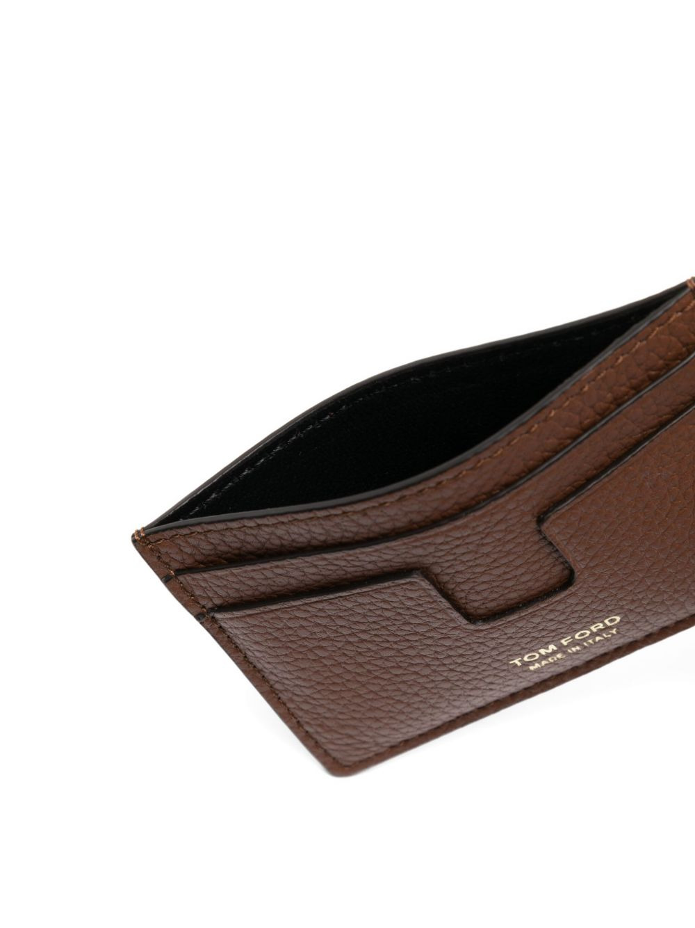 calf leather cardholder - 3