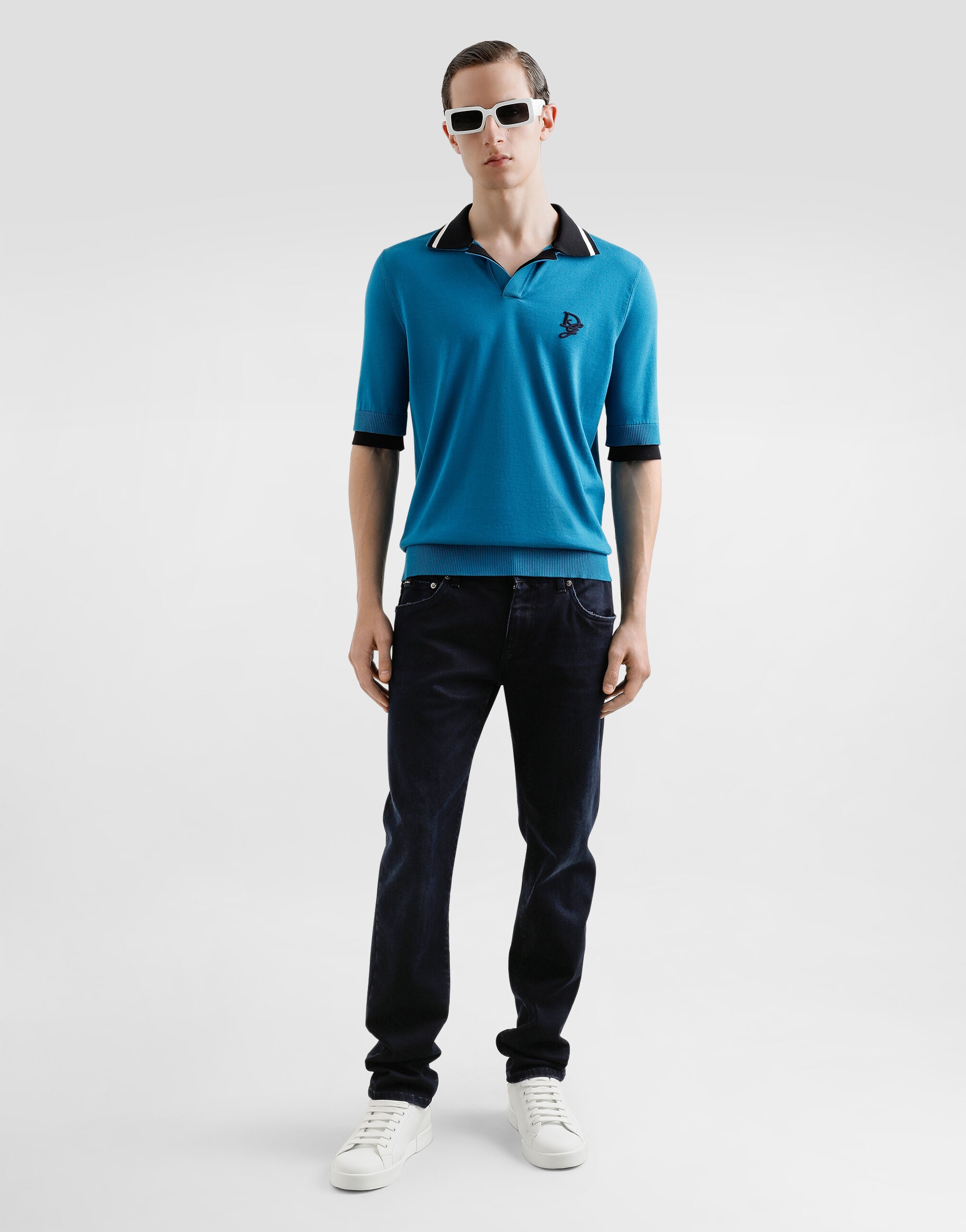 Skinny stretch cotton jeans with tag - 2