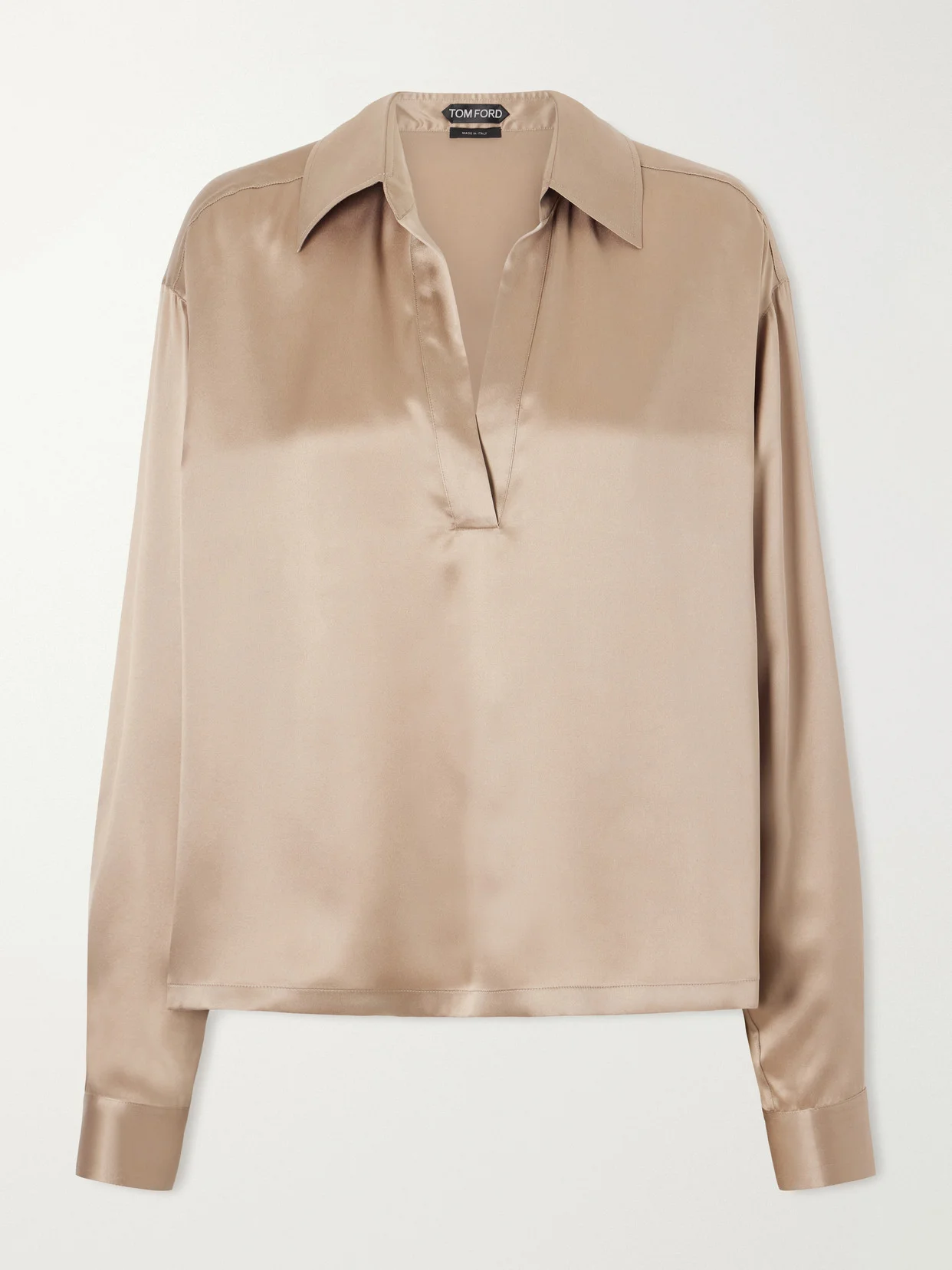 Silk-satin Blouse - 1