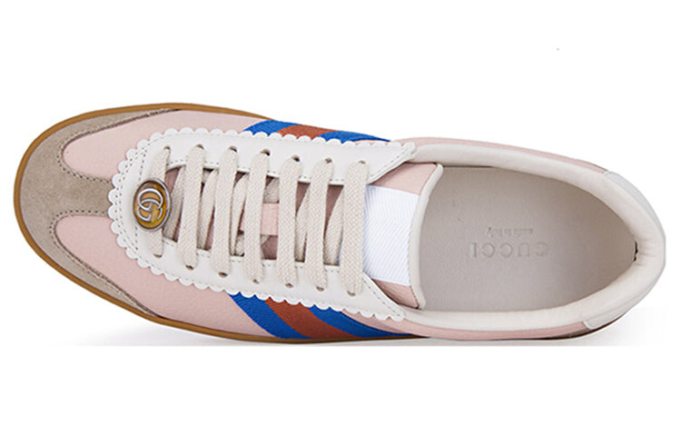 (WMNS) Gucci G74 Web Casual Shoes Pink Blue 624484-0PV20-9561 - 4