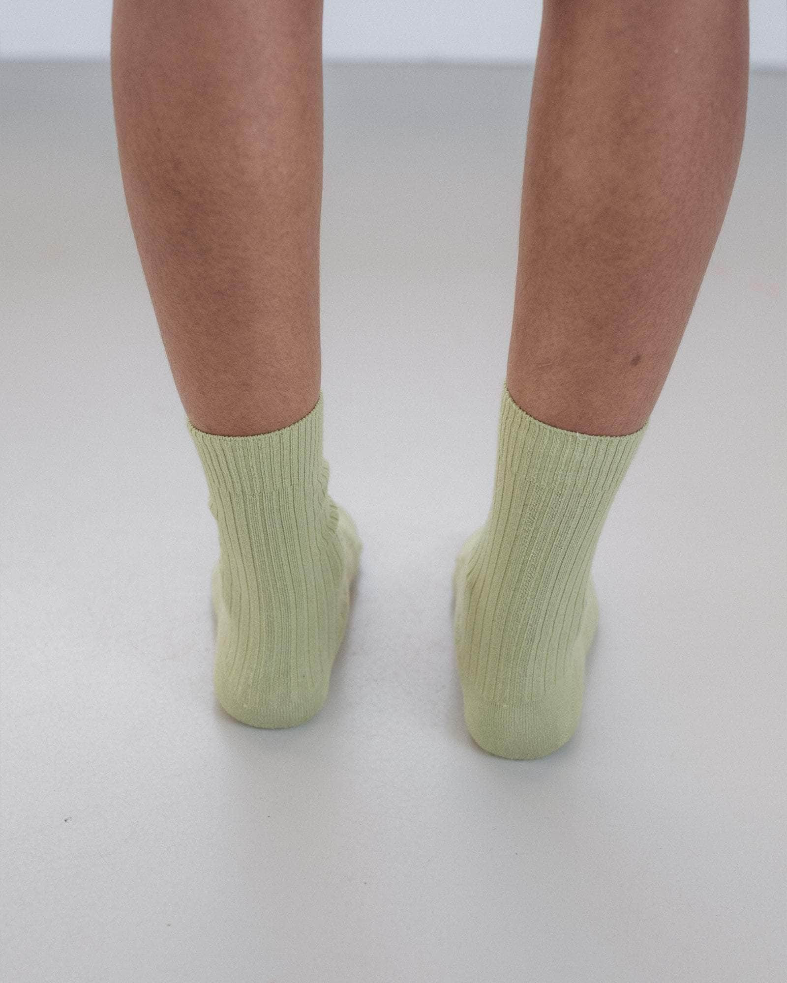 Rib Overankle Socks - Organic Cotton Rib - 3