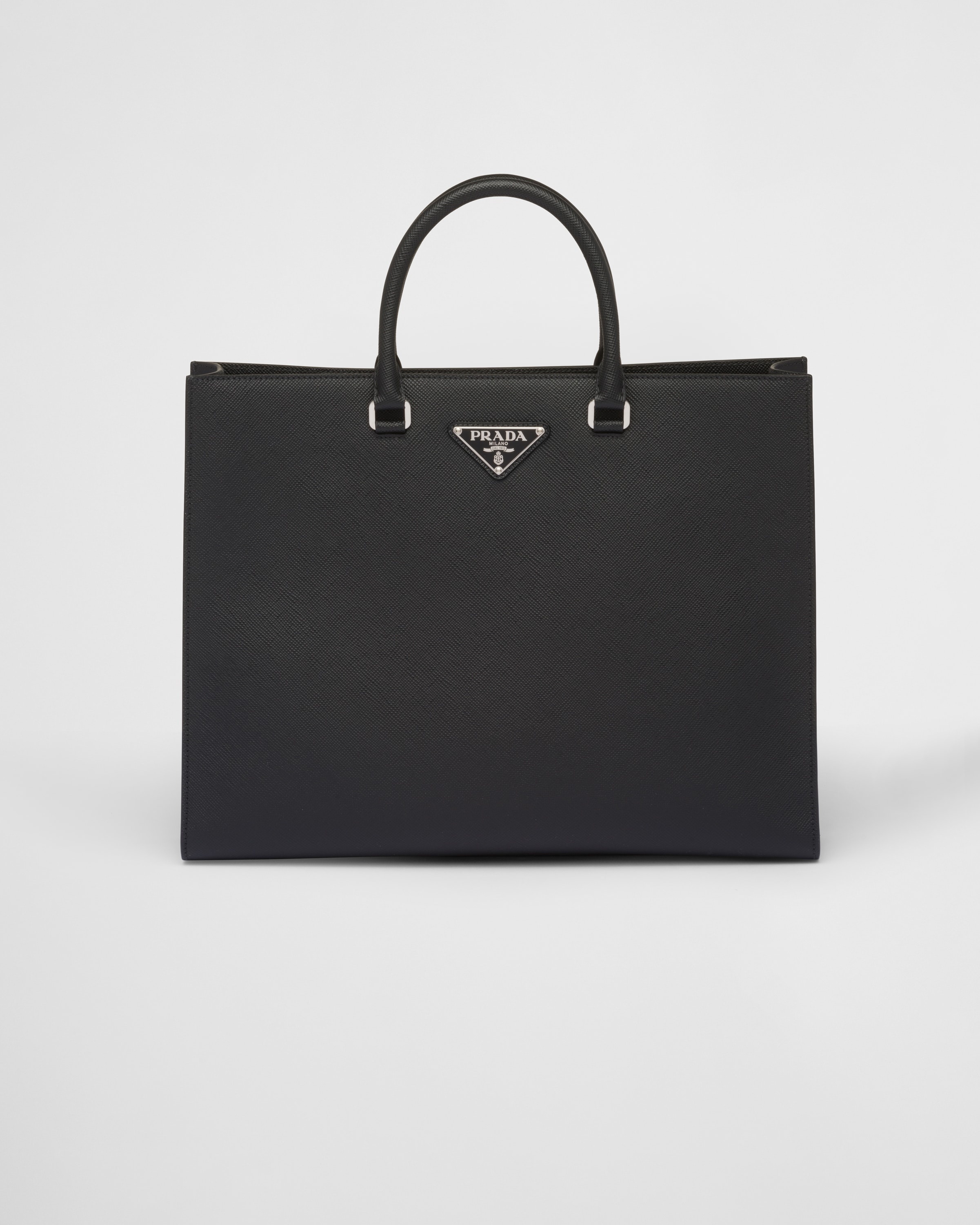 Saffiano leather tote bag - 1