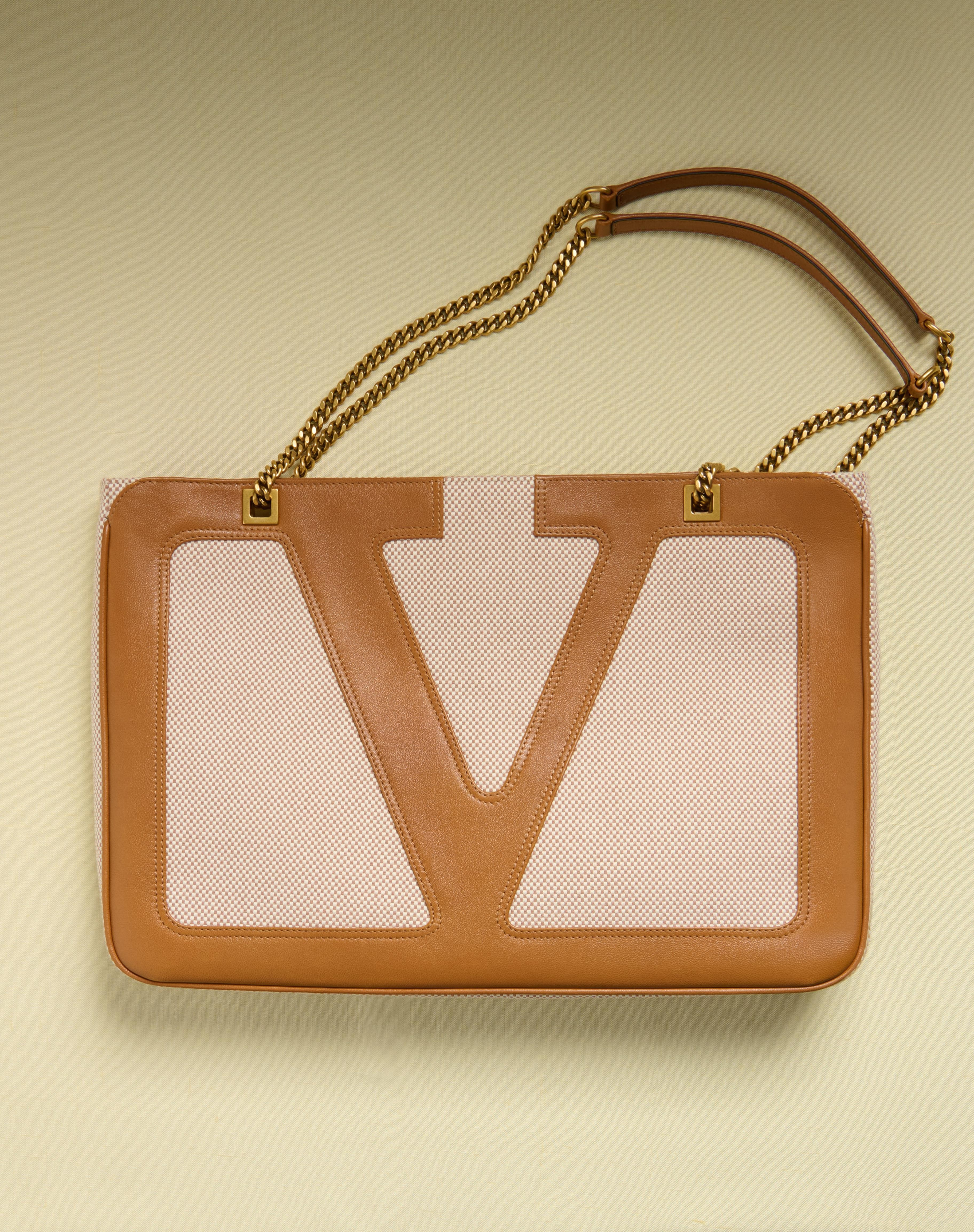VALENTINO GARAVANI VIVA SUPERSTAR MEDIUM CANVAS SHOPPING BAG - 9