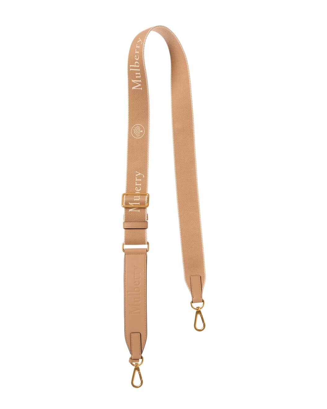 Mulberry Logo Webbing & Leather Shoulder Strap - 1
