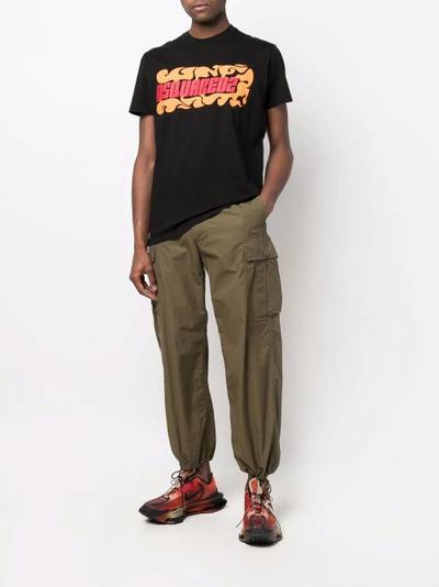 DSQUARED2 Wave logo-print T-shirt outlook