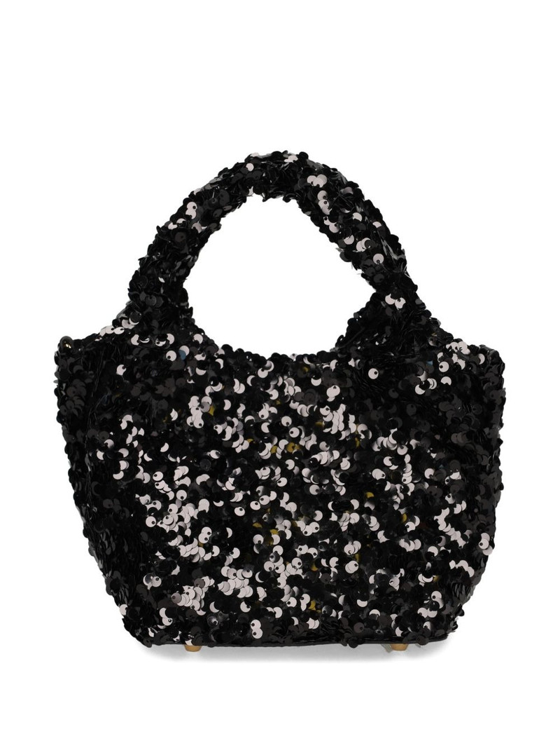 Moschino mini sequin top-handle tote bag outlook