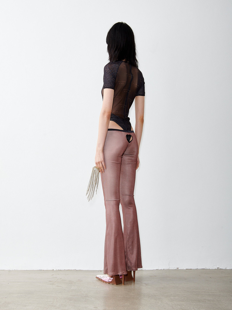 XYLA BODYSUIT BLACK LOGO POWERMESH 4