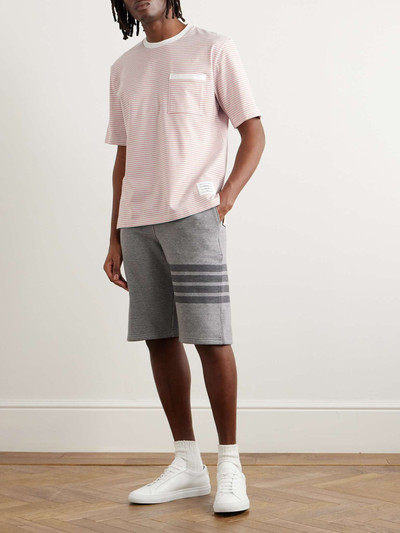 Thom Browne Oversized Striped Cotton-Jersey T-Shirt outlook