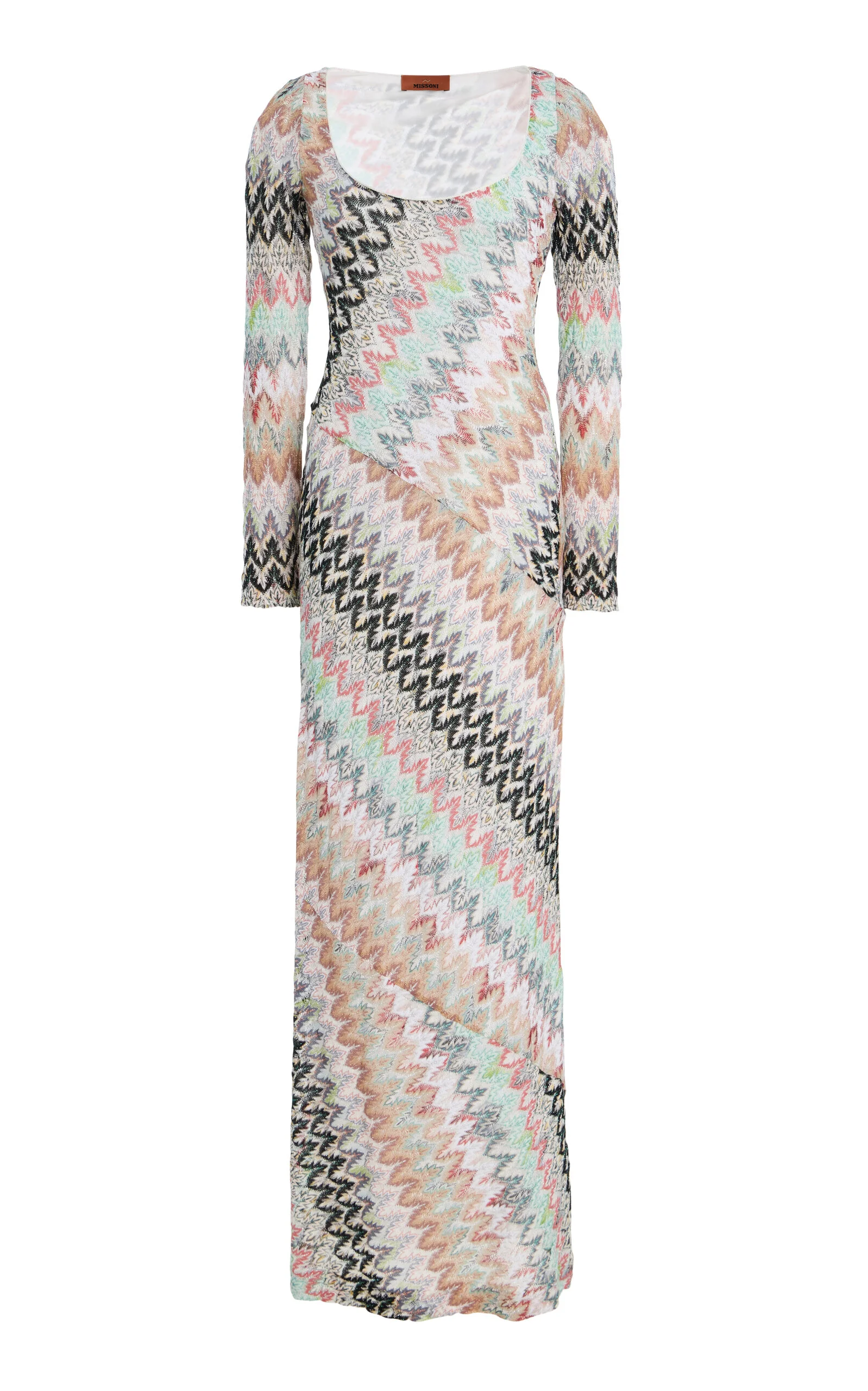 Metallic Knit Maxi Dress multi - 1
