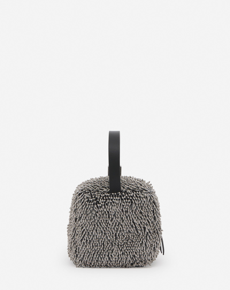 TEMPO BY LANVIN EMBROIDERED LEATHER BAG 4