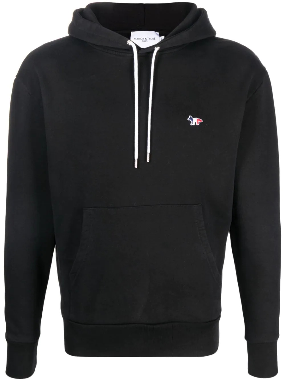 embroidered logo hoodie - 1