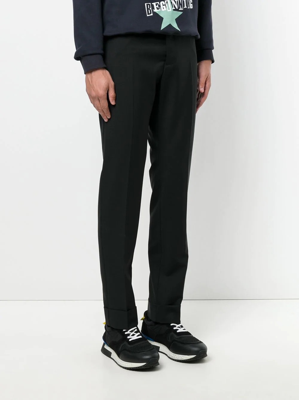 trousers with zip pockets - 3