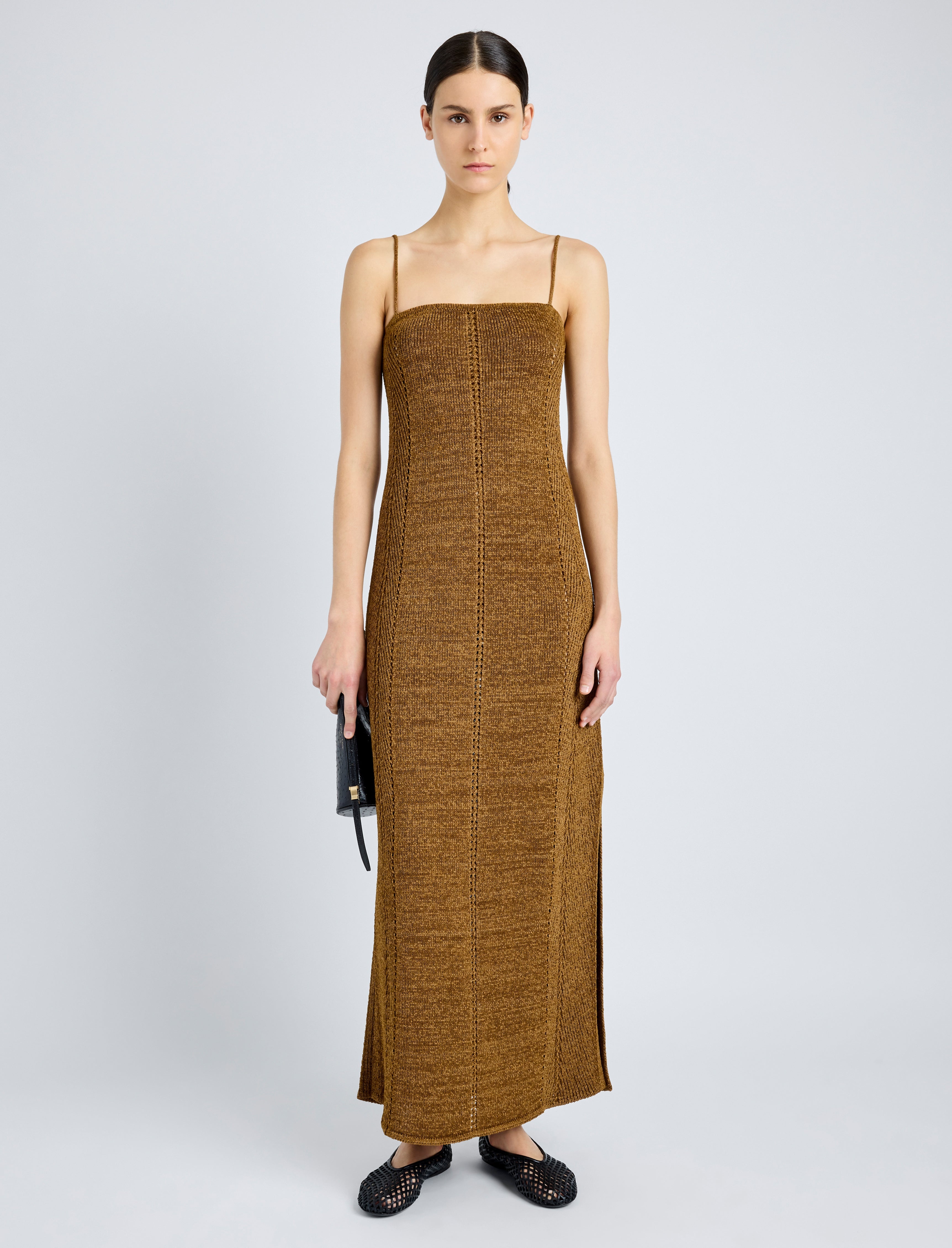 Suki Dress in Viscose Ribbon Knit - 2