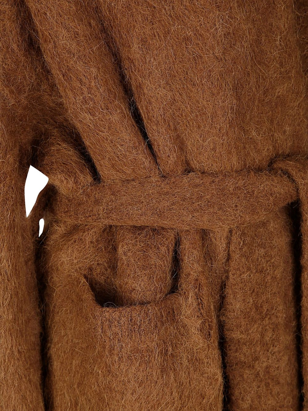 belted mohair cardigan - 3