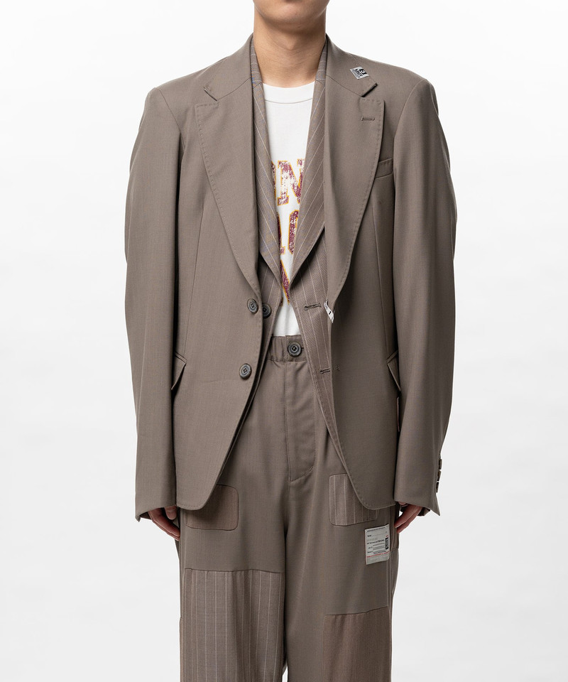 Front Layered Wool Jacket 15