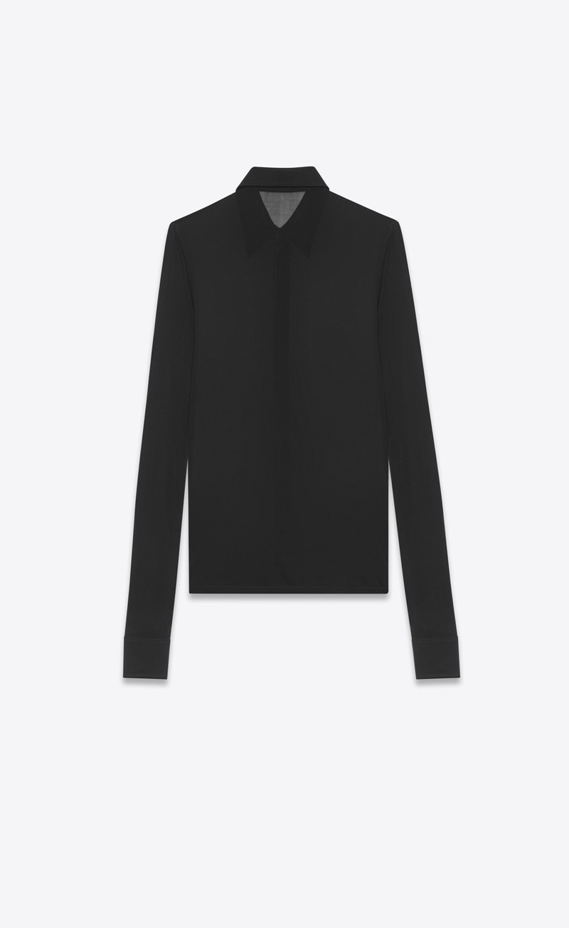 SAINT LAURENT shirt in crepe jersey outlook