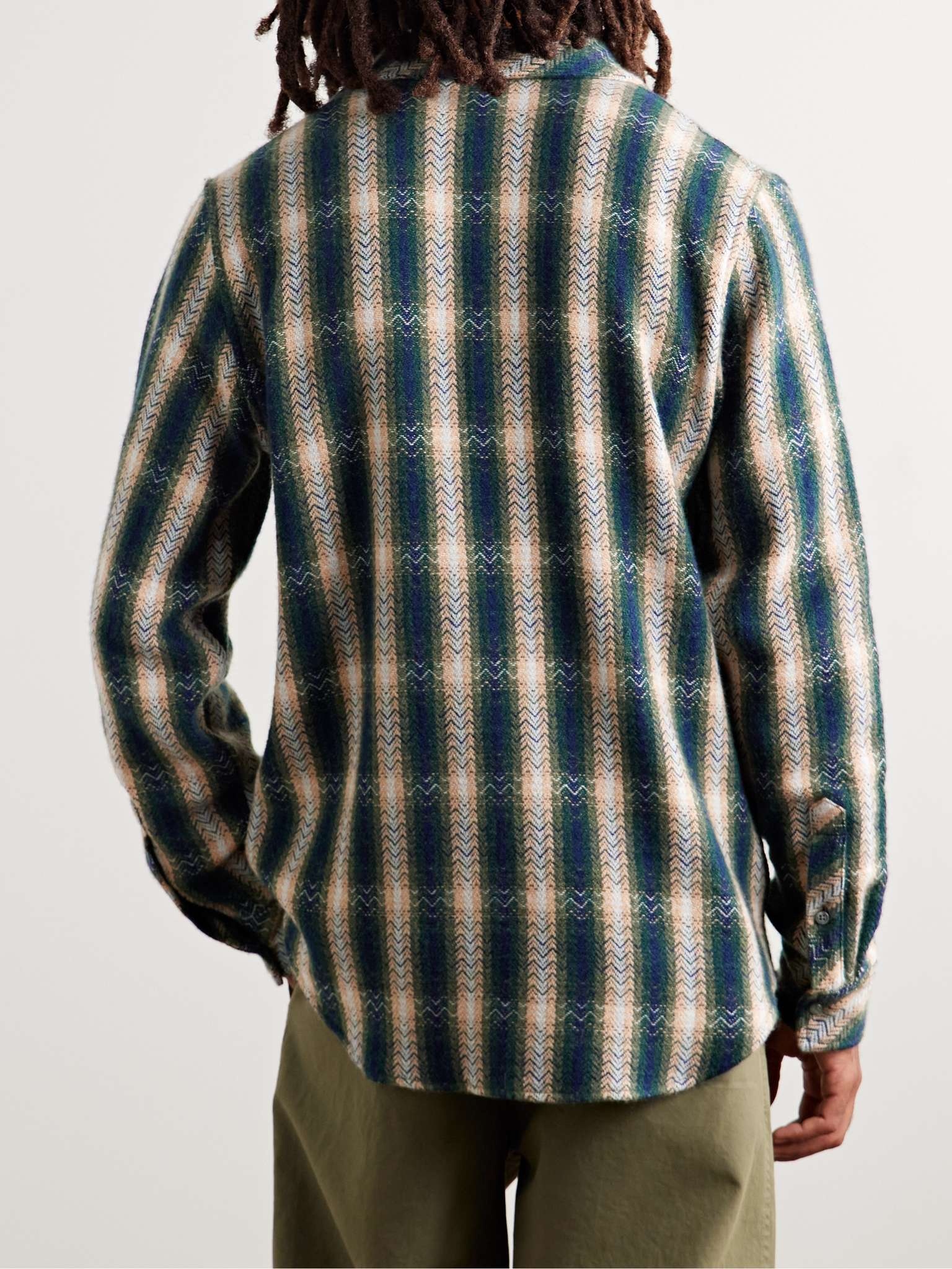 Checked Cashmere Shirt - 4