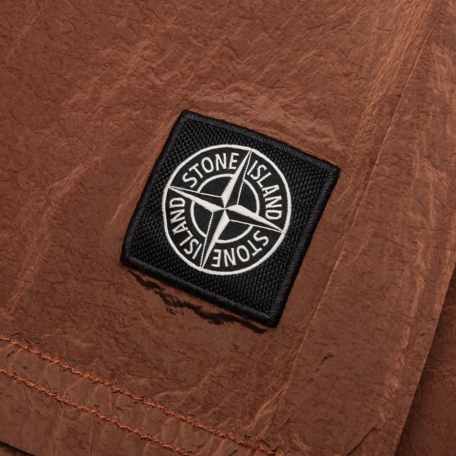 NYLON METAL REGULAR FIT SHORTS - RUST - 4