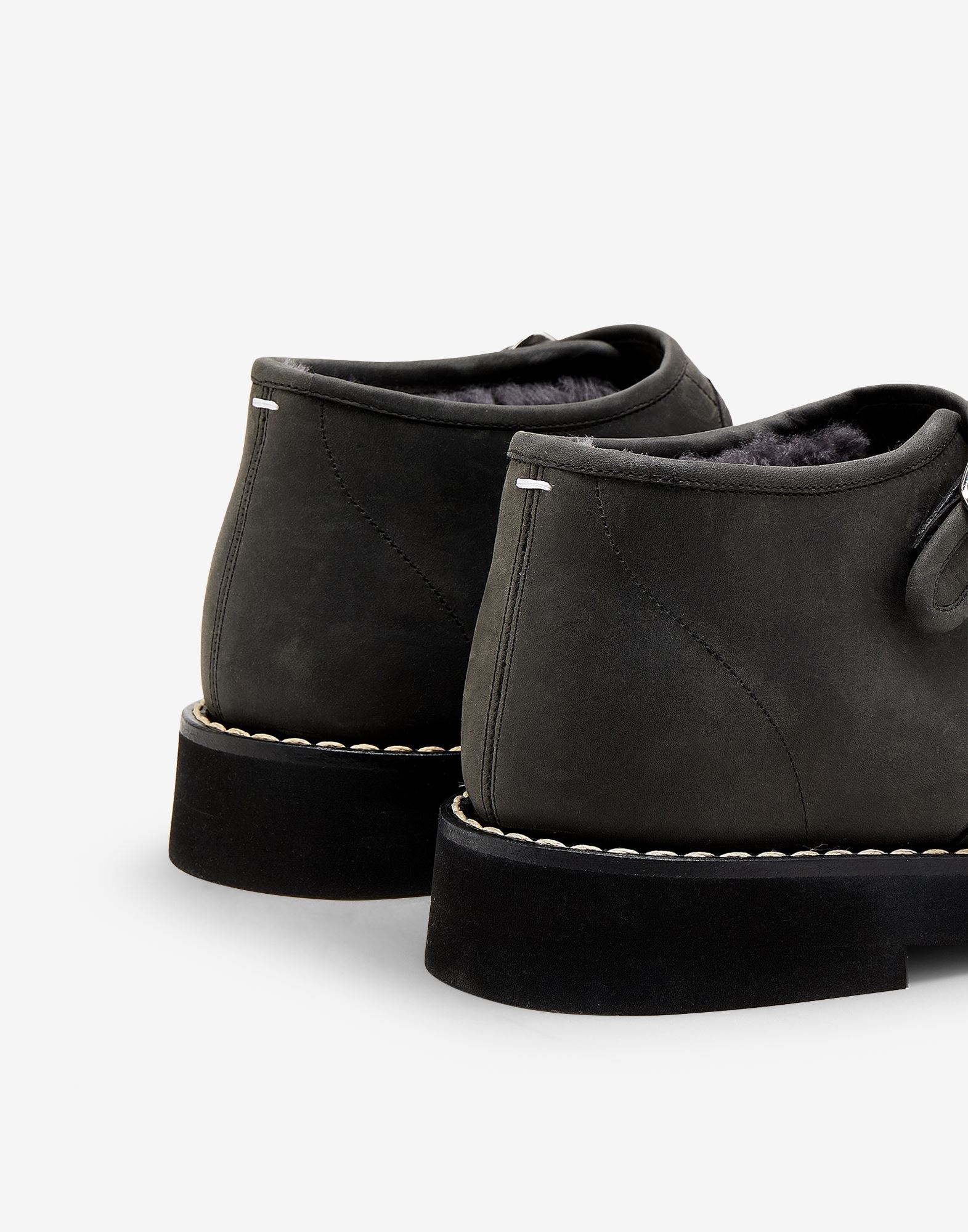 Shearling Mary-Jane shoes - 4