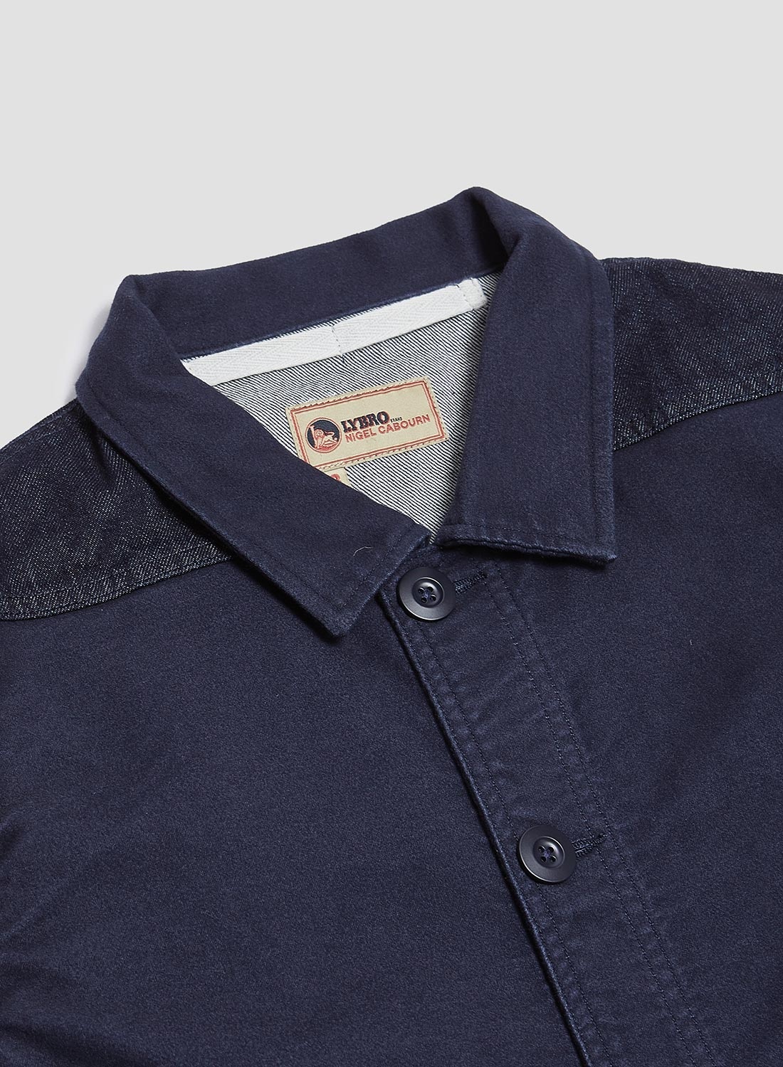 Engineer Jacket in Black Navy - 2