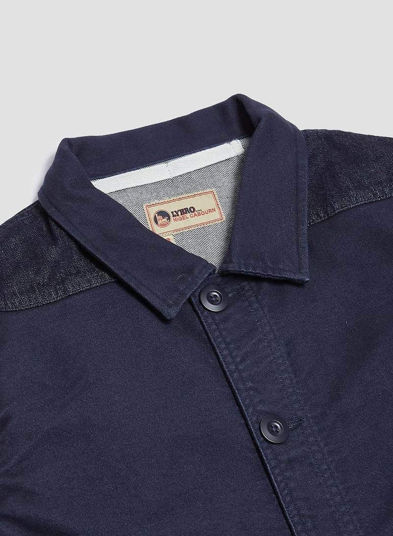 Nigel Cabourn Engineer Jacket in Black Navy outlook