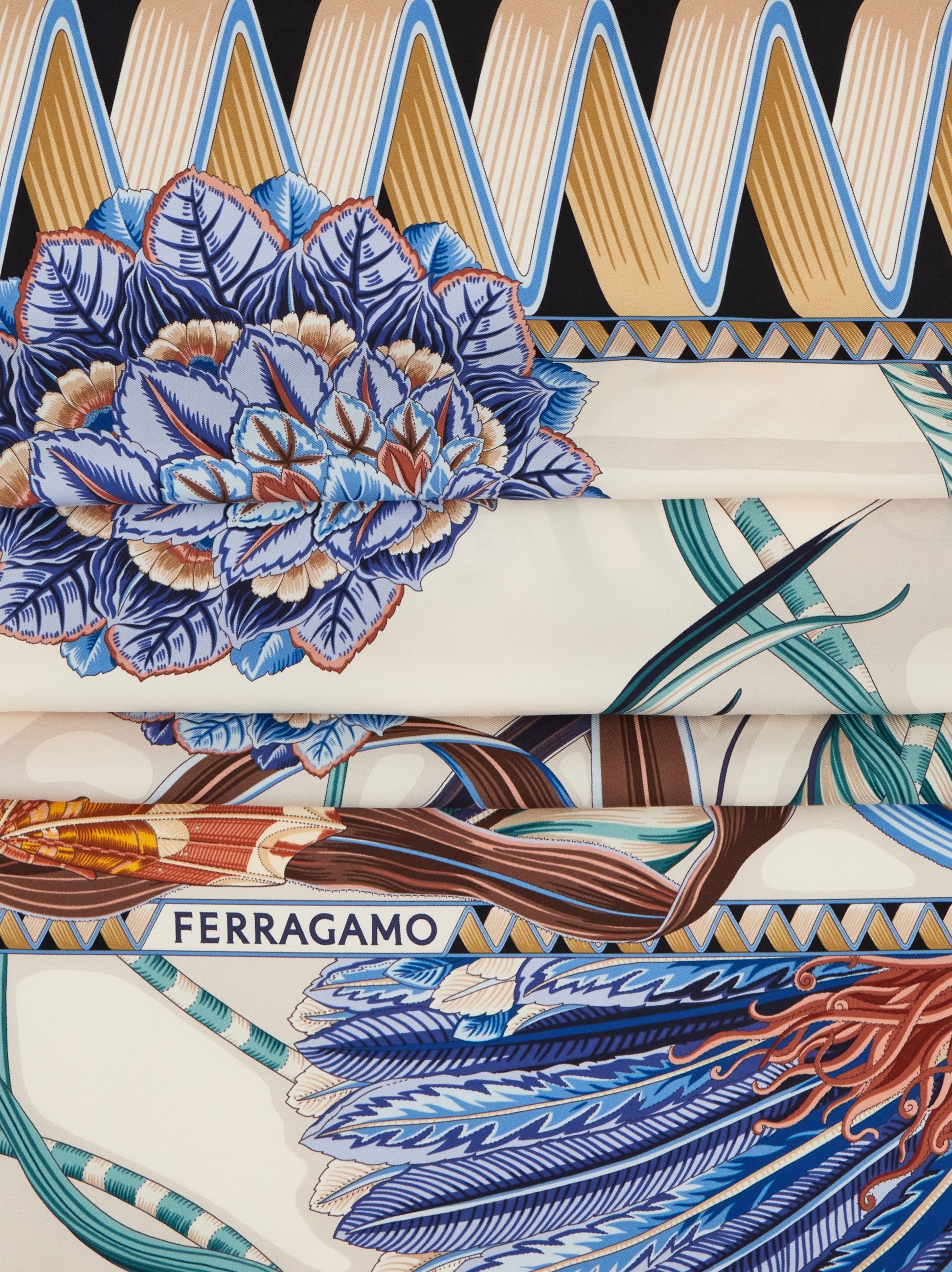 Giada print silk scarf - 2