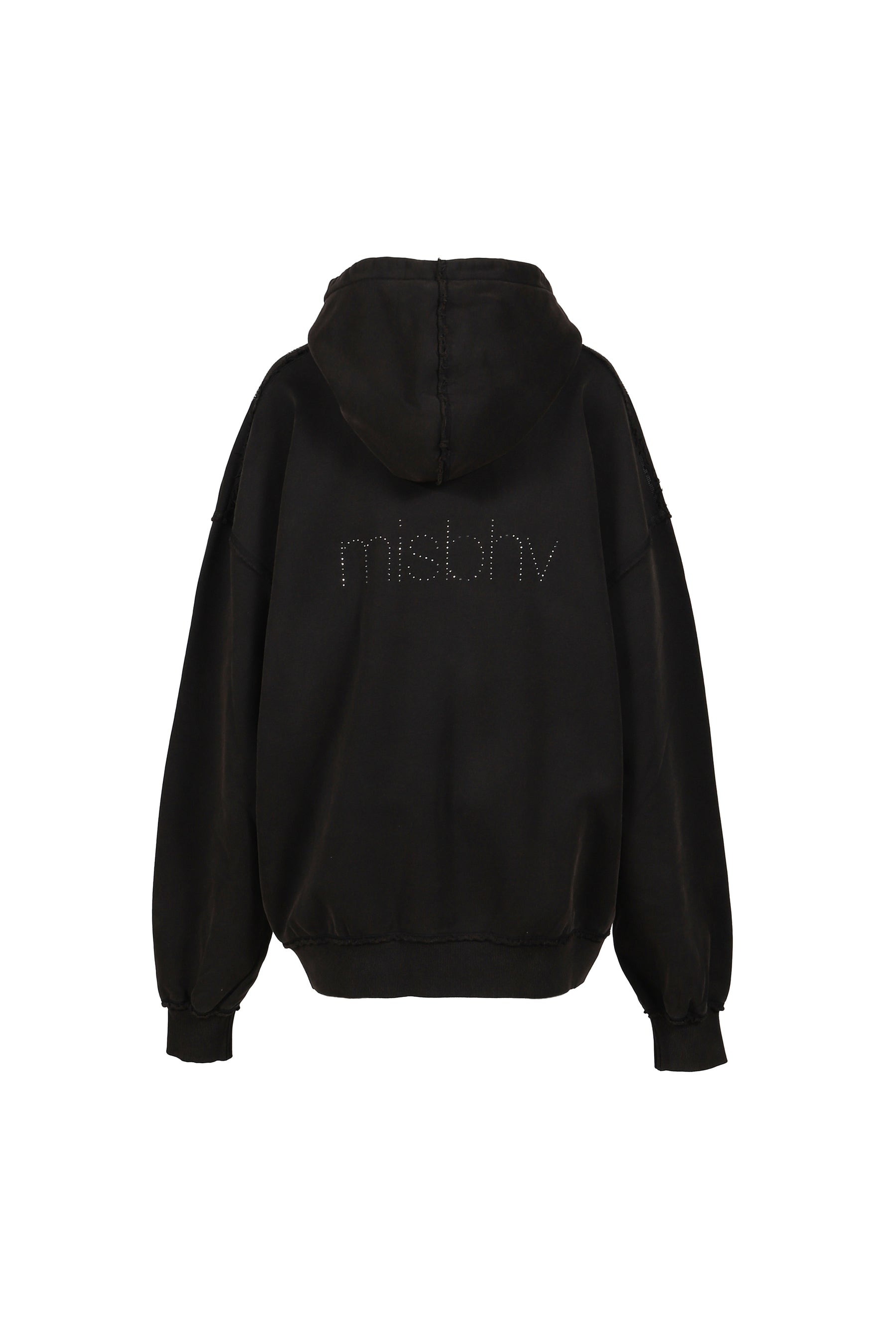 CROSS HOODIE / WASHED BLK - 2